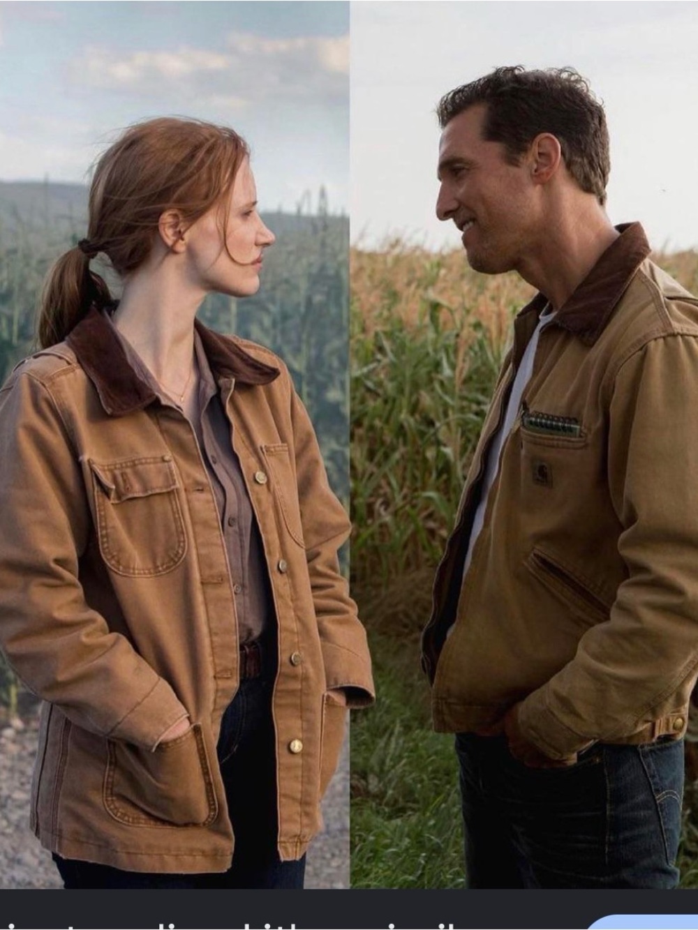 London Fog Brown Field Jacket with Corduroy Collar